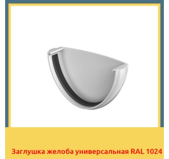 Заглушка желоба универсальная RAL 1024 в Караколе